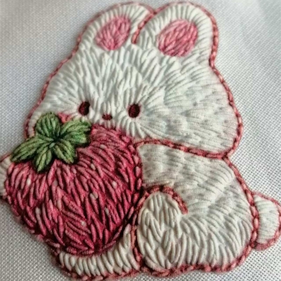 刺绣纹理烫画