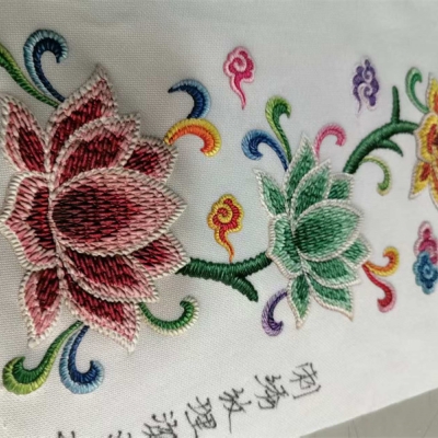 刺绣纹理烫画