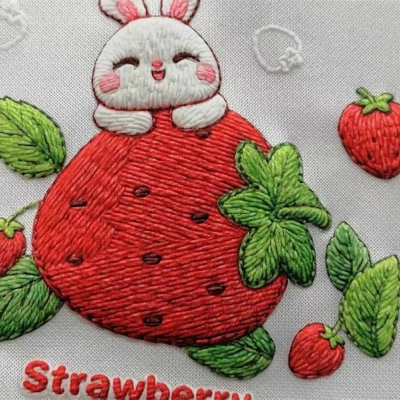 刺绣纹理烫画