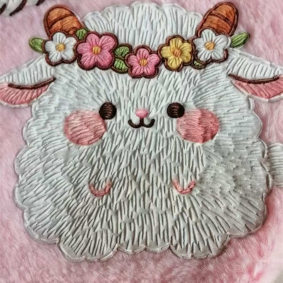 刺绣纹理烫画