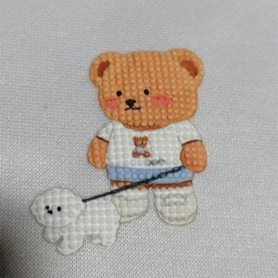 刺绣纹理烫画